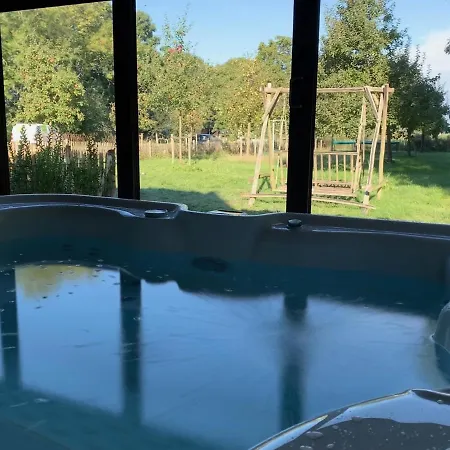 De Porrel Polsbroek Unit Met Prive Jacuzzi, Spa En Sauna Exterior photo